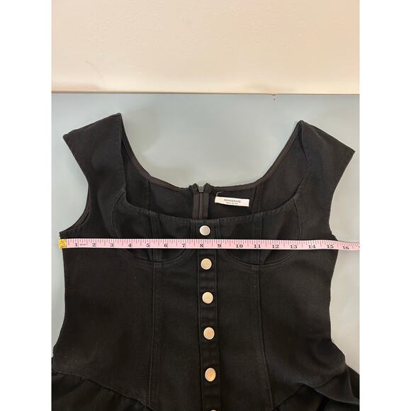 Peppermayo Black Button-Front Maxi Dress - Picture 9 of 14